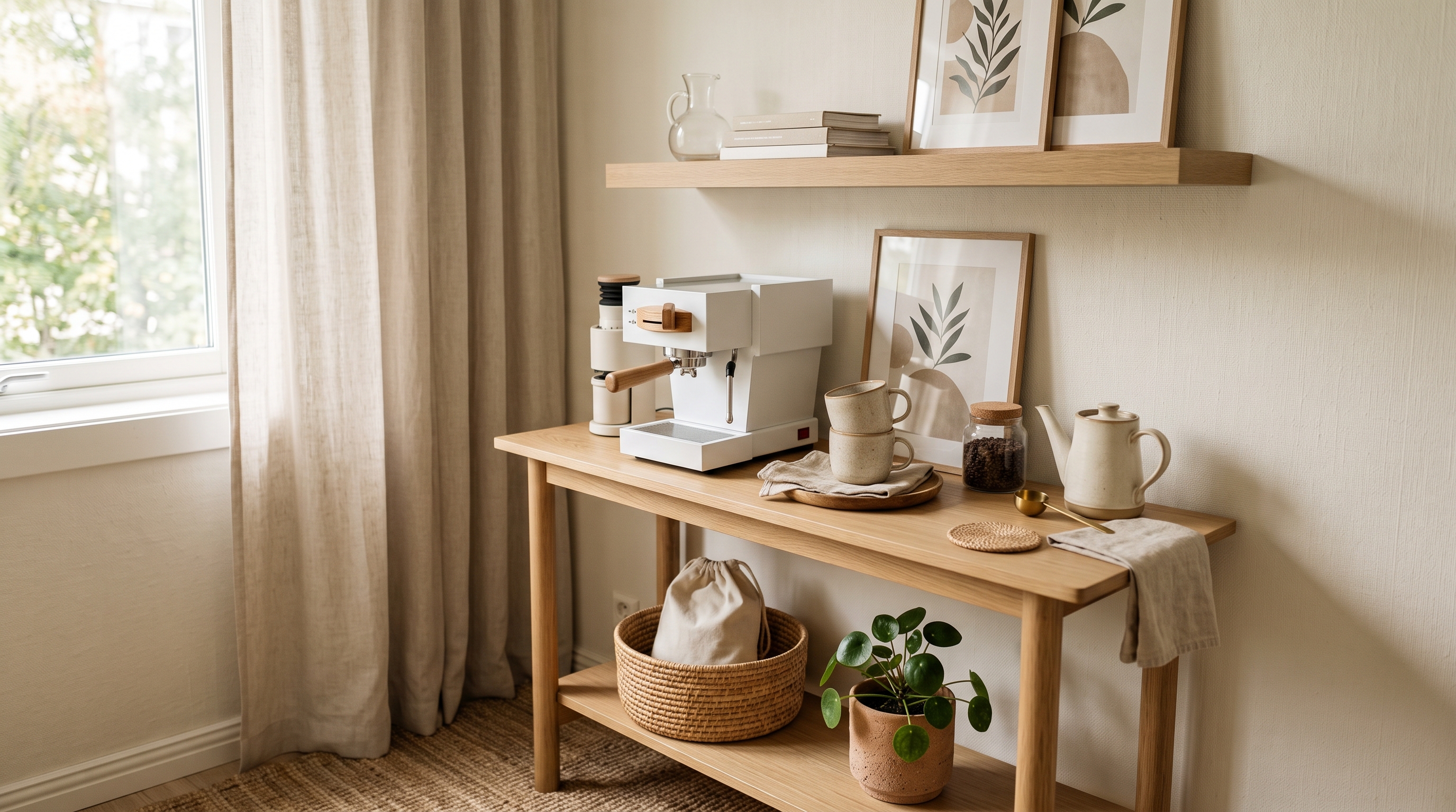 How to Set Up a Home Coffee Station (Small-Space Coffee Bar Ideas)
