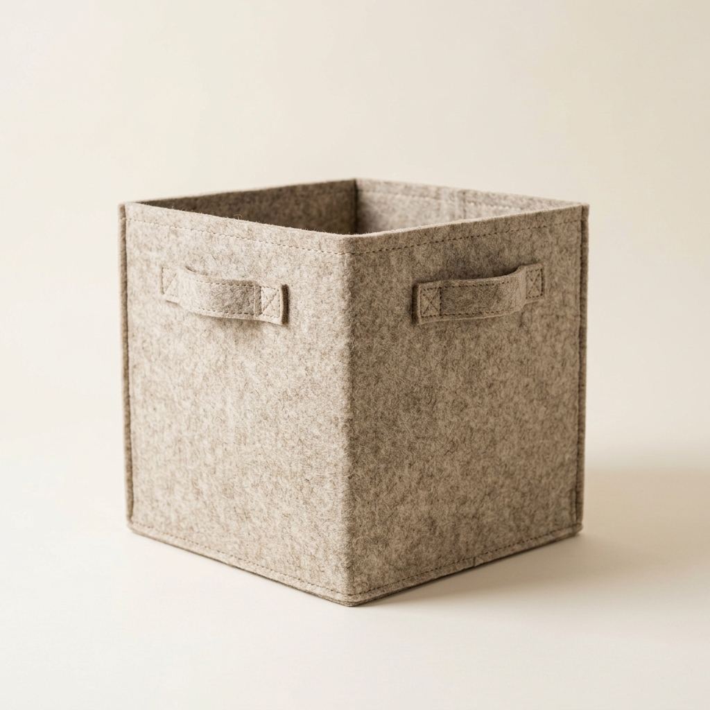 Felt Cubby Bins, Set of 6