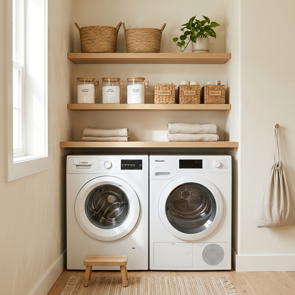 Small Laundry Room Organization Ideas (Even If It's Just a Closet)