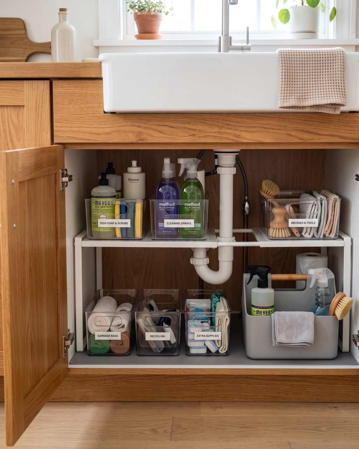 Under-Sink Organization: Fix the Messiest Cabinet in Your Home